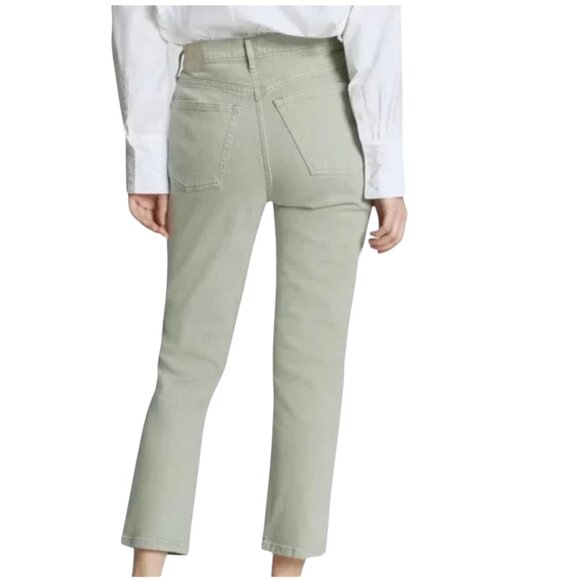 Everlane Original Cheeky Cropped Jean, Organic Cotton, Sage Green, 28 - Picture 12 of 12